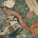 Illustration for article titled Hungarys Toxic Sludge Spill Viewed From Space